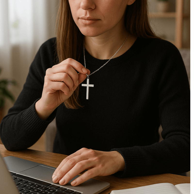 Quitizen™ Journey Cross Pendant